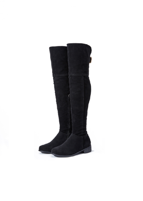 BOOTS ดำยาวซิปข้าง SIZE 37-40