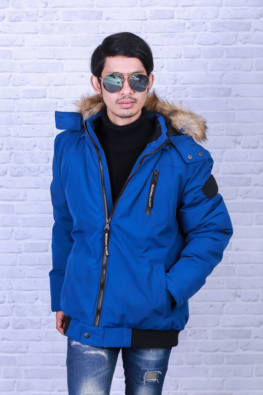 M. SMOG BLUE WITH HOOD SIZE XL