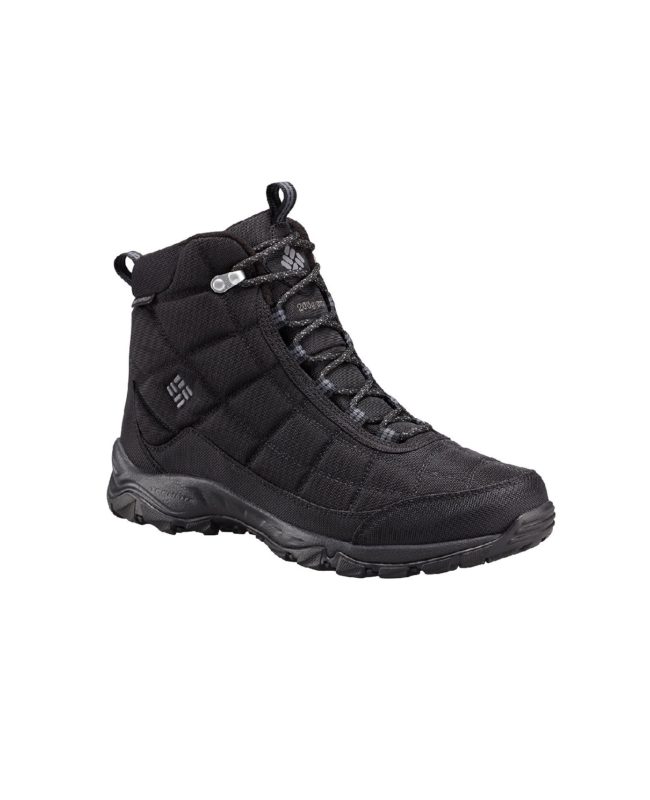 COLUMBIA MEN FIRECAMP SNOW BOOTS - BLACK 42-43