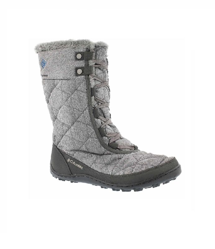 COLUMBIA WOMEN SNOW BOOTS - GREY MINXMID SIZE 40